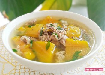 Tổng hợp 3 Cách nấu canh bí đỏ thịt bằm, nấu tôm, hầm xương