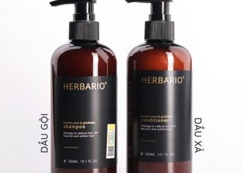 Review bộ đôi dầu gội Herbario chiết xuất từ bồ kết và vỏ bưởi: Giảm rụng tóc, phục hồi tóc, hỗ trợ mọc tóc