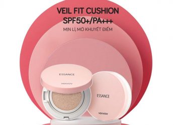 Review phấn nước Essance Veil Fit Cushion SPF50+ PA+++: finish mờ lỳ “tẩy mờ” khuyết điểm