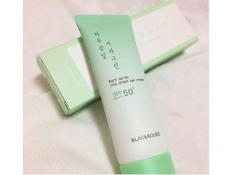 Review kem chống nắng Black Rouge Haru Series Cica Green Sun Cream SPF50+/PA++++: làm dịu làn da bị cháy nắng, kích ứng