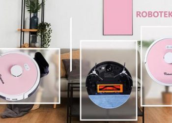 Khám phá chi tiết robot hút bụi lau nhà Robotek w750