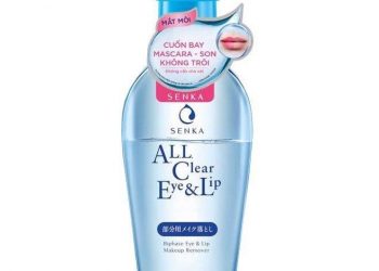 Review nước tẩy trang mắt môi Senka All Clear Eye & Lip: nâng niu vùng da mắt, môi nhạy cảm