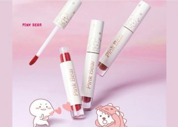 Review son bóng Perfect Diary Pink Bear Glass Shine Gloss Liquid Hydrating Long-lasting