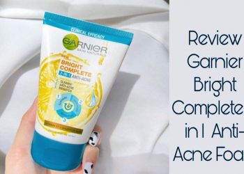 Review sữa rửa mặt Garnier Bright Complete 3in1 Foam Anti Acne: trị mụn, dưỡng sáng da