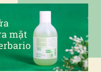 Review sữa rửa mặt Herbario chiết xuất rau má và diếp cá- giảm bóng nhờn giúp da tươi sáng rạng ngời