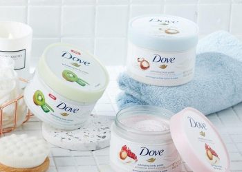 Review tẩy tế bào chết Dove Exfoliating Body Polish: da mịn sạch thơm mà giá cực bình dân
