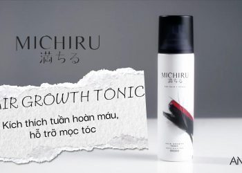 Review tinh chất Michiru Hair Growth Tonic: Kích thích tuần hoàn máu, hỗ trợ mọc tóc đỉnh cao