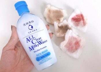 Review nước sữa tẩy trang Senka All Clear Milky Water – dưỡng ẩm duy trì da mềm mịn