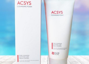 Review sữa rửa mặt SNP Acsys Cleansing Foam: ngừa mụn, sạch nhờn, dịu nhẹ cho da nhạy cảm