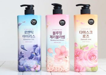 Review sữa tắm On The Body Hàn Quốc: hương hoa thiên nhiên ngọt ngào