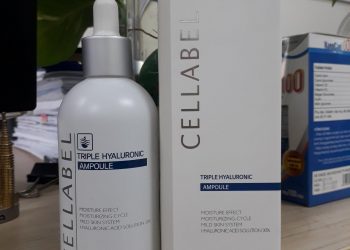 Review tinh chất dưỡng ẩm Cellabel Triple Hyaluronic Ampoule: Cấp ẩm gấp 3 lần