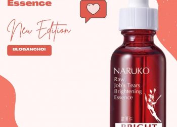 Review tinh chất ý dĩ nhân đỏ Naruko Raw Job’s Tears Brightening Essence