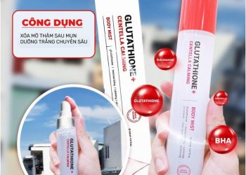 Review xịt trị mụn lưng Angel’s Liquid Glutathione Plus Centella Calming Body Mist: trị mụn cơ thể, giảm thâm chỉ trong 1 tuần