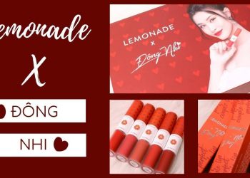 Review son Lemonade Perfect Couple Lip Love Edition X Đông Nhi