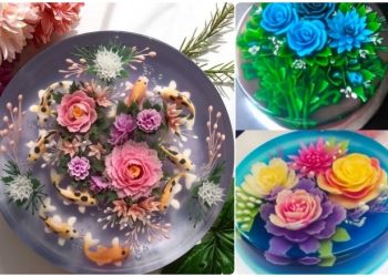2 cách đổ rau câu nghệ thuật hình hoa đẹp cực kỳ bắt mắt