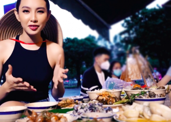 Thùy Tiên quảng bá ẩm thực vỉa hè VN trong Miss Grand
