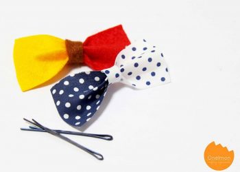 cách làm kẹp nơ bằng vải cho bé vô cùng đơn giản tại nhà
