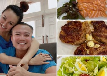 Vy Oanh nấu cho chồng đại gia hơn 15 tuổi món ăn hút mắt như ngoài tiệm, bảo sao ngày càng được yêu