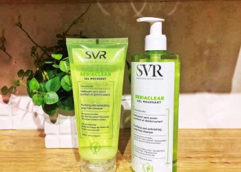 Review sữa rửa mặt SVR Sebiaclear Gel Moussant – khắc tinh của mọi loại mụn