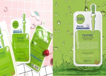 Review mặt nạ trị mụn Mediheal Teatree Care Solution Essential Mask EX