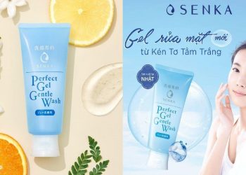 Review gel rửa mặt dịu nhẹ Senka Perfect Gel Gentle Wash