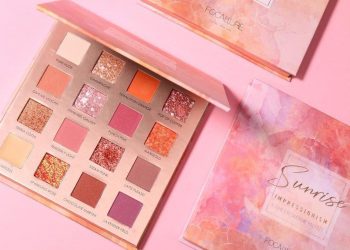 Review bảng phấn mắt Focallure Sunrise – Bản dupe của Huda Beauty Nude Eyeshadow Palette