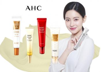Review chi tiết 5 loại kem mắt AHC (phiên bản mới nhất): trị thâm, giảm nhăn, ngừa lão hóa vùng da mắt.