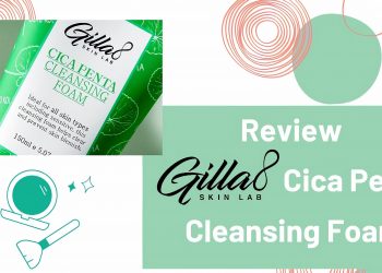 Review Sữa rửa mặt rau má Gilla8 Cica Penta Cleansing Foam