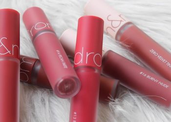 Review son Romand Zero Velvet Tint Shell Beach Nude Collection & Baked Velvet Collection: phiên bản mới với 6 màu bổ sung