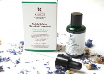 Review tinh chất tái tạo da ban đêm Kiehls Nightly Refining Micro-Peel Concentrate