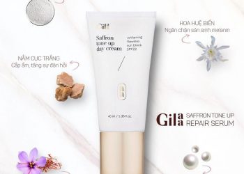 Review kem dưỡng ban ngày Gilaa Saffron Tone Up Day Cream 3 in 1: trọn bí kíp giúp làn da bừng sáng mỗi ngày