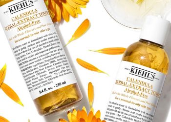 Review toner hoa cúc Kiehl’s Calendula Herbal Extract Toner Alcohol – Free siêu đình đám của Kiehl’s