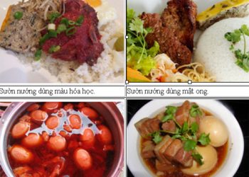 Hướng dẫn các bạn cách phân biệt món ăn dùng phẩm màu hóa học