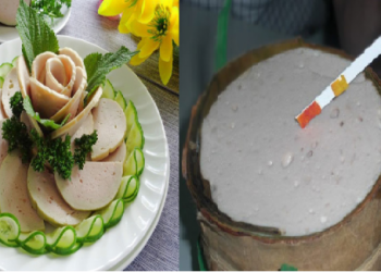 Chỉ với một TỜ GIẤY các mẹ nội trợ có thể nhận biết được GIÒ CHẢ chứa hàn the