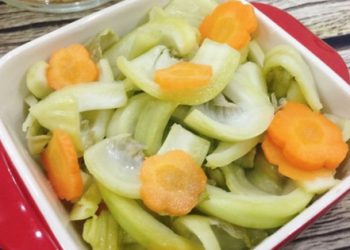 Món ngồng cải muối xổi giòn tan, chua dịu chống ngán, ngon như nhà hàng lại làm quá dễ thế này