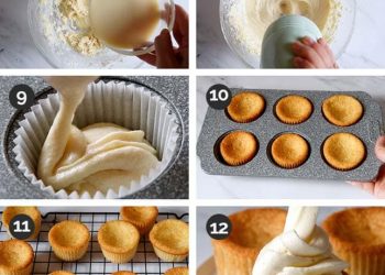 5 cách làm bánh cupcake bông mịn như ngoài hàng