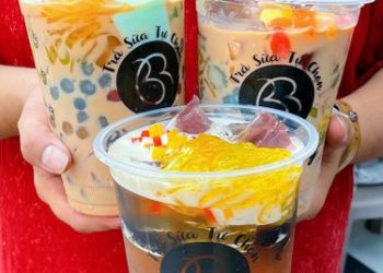 Đỉnh của đỉnh bàng trà sữa búp-phê siêu khủng, múc mỏi tay chỉ 25K