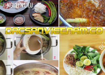 Trình tự các bước nấu bún bò Huế để bán thơm ngon đúng vị Huế