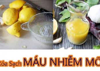 “Quét sạch” mỡ máu chỉ với 4 CỦ TỎI và 4 QUẢ CHANH