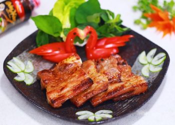Cách ướp thịt ba chỉ nướng BBQ thơm mềm đậm vị siêu ngon