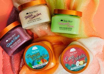 Review tẩy tế bào chết body Tree Hut Shea Sugar Scrub
