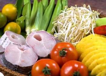 2 cách nấu canh chua thơm với cá lóc và cá diêu hồng ngon bắt vị