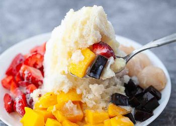 Cách làm Patbingsu trái cây chỉ với các nguyên liệu đơn giản