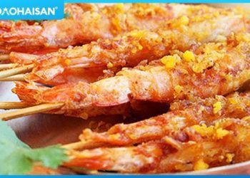Chiêu đãi cả nhà say đắm với món tôm sú chiên trứng muối