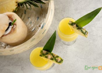 Cocktail Pina colada: Nước ép dứa dừa giải khát mùa hè