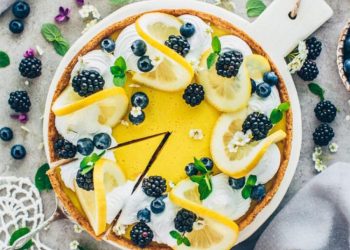 Công thức Bánh Cheesecake Chanh thuần chay