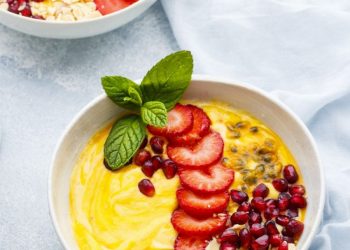 Công thức bát sinh tố trái cây xoài chanh dây dễ dàng