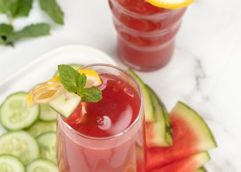 Công thức nước ép dưa chuột dưa hấu