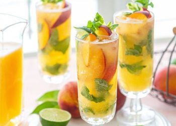 Công thức pha chế Cocktail Mojito Đào