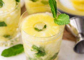 Công thức pha chế Mojito gừng dứa hương vị nhiệt đới